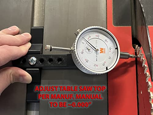 Table Saw Alignment Gauge Without Dial Indicator - Calibrate and Align Your Blade & Fence - Eliminate Burn Marks and Reduce Kickback!