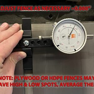 Table Saw Alignment Gauge Without Dial Indicator - Calibrate and Align Your Blade & Fence - Eliminate Burn Marks and Reduce Kickback!