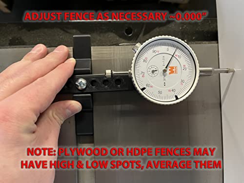 Table Saw Alignment Gauge Without Dial Indicator - Calibrate and Align Your Blade & Fence - Eliminate Burn Marks and Reduce Kickback!