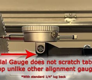 Table Saw Alignment Gauge Without Dial Indicator - Calibrate and Align Your Blade & Fence - Eliminate Burn Marks and Reduce Kickback!