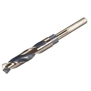 ta-vigor 14mm reduced shank twist drill bit with 10mm shank- 9/16" drill bit perfect for drilling steel, copper, aluminum alloy-made of high speed steel 4341