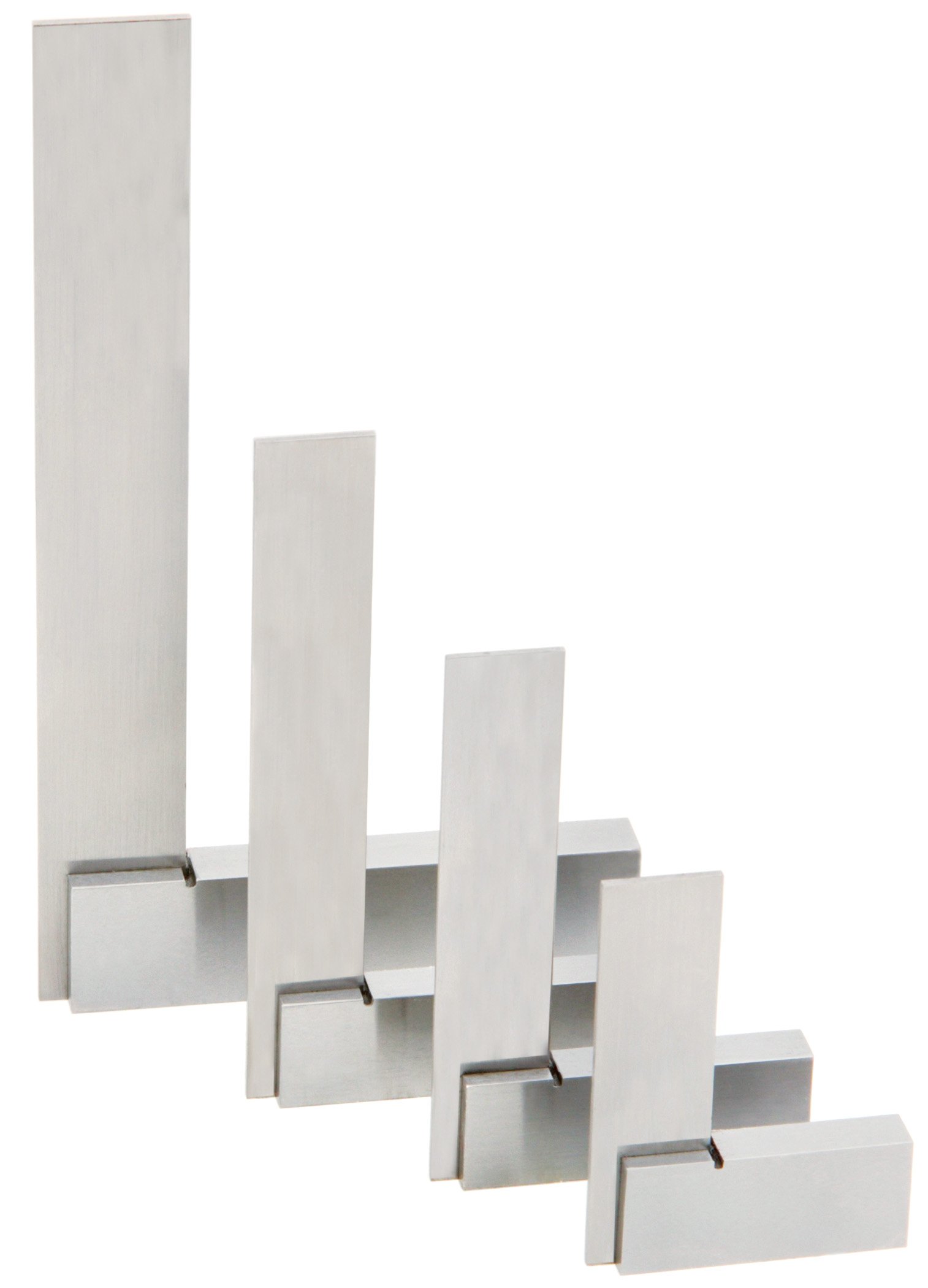 WEN 1-2-3 Steel Blocks (Two Pack) and Woodstock Stainless Steel Machinist Square Set