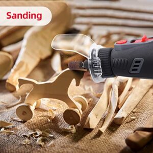 Mini Rotary Tool Cordless, 8V With 160 Accessories,LED Display,USB Charging,5-Speed Power Rotary Kit For Small Light Projects as Sanding,Polishing,Engraving, DIY Crafts