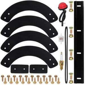 nicheflag 753-04472 auger kit with 731-1033 shave plate 954-0101a belt replaces 753 04472, 735-04032, 735-04033 for troy-bilt 2100, 210, 521, 721, 5521, white outdoor sb221, sb521, sb721 snow throwers