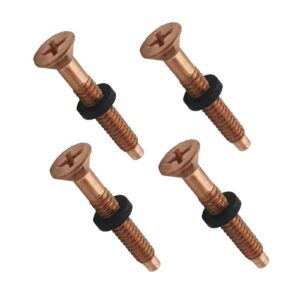zeiboat 4 pack 79104800 spa and pool light screws with gum washers, pool screw replacement