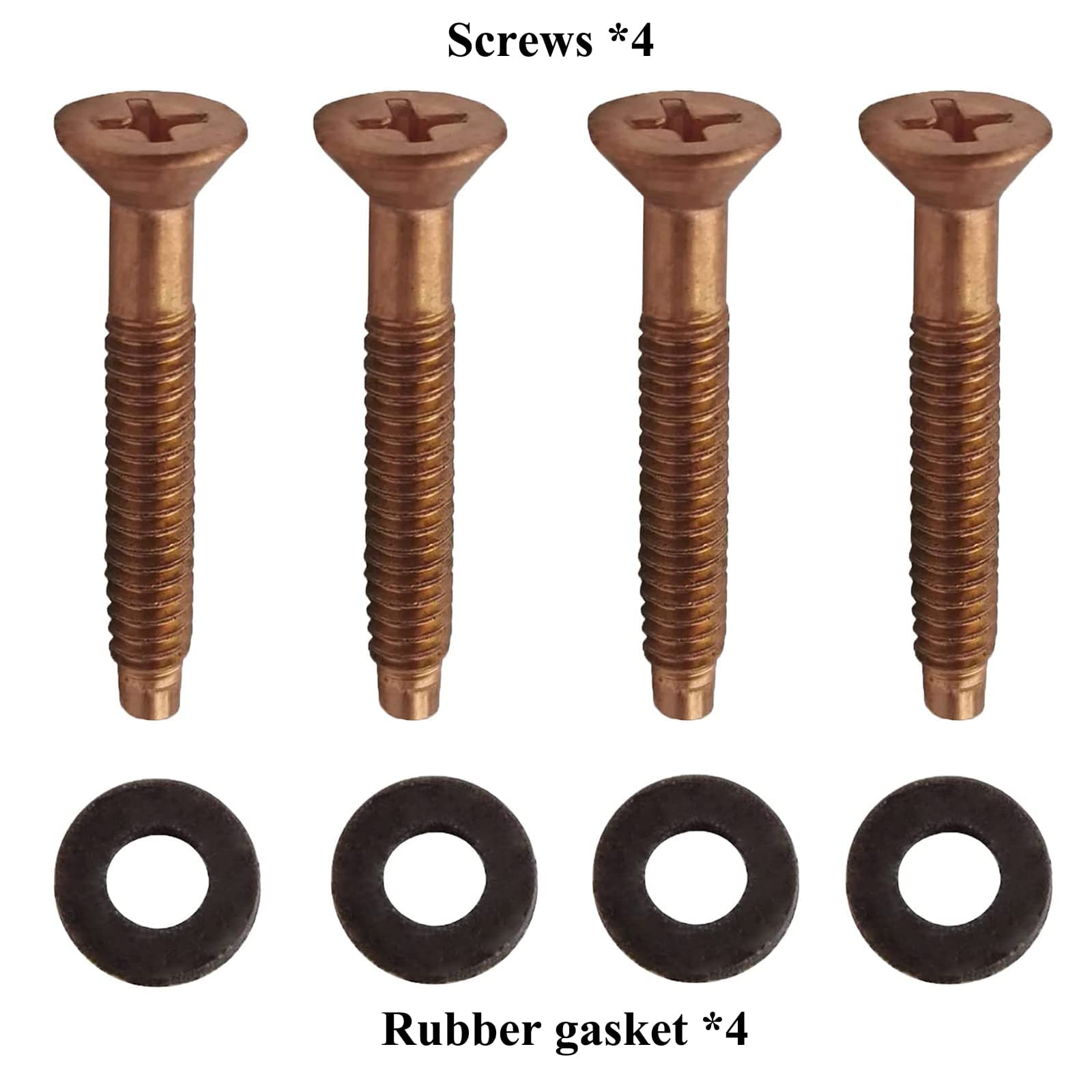 Zeiboat 4 Pack 79104800 Spa and Pool Light Screws with Gum Washers, Pool Screw Replacement