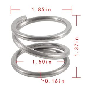 Deecaray 272400 Compression Spring，Compatible with HiFlow Pool and Spa 2" Valve,Also Compatible with HiFlow Six-Way 1-1/2" Multiport Pool and Spa Valve