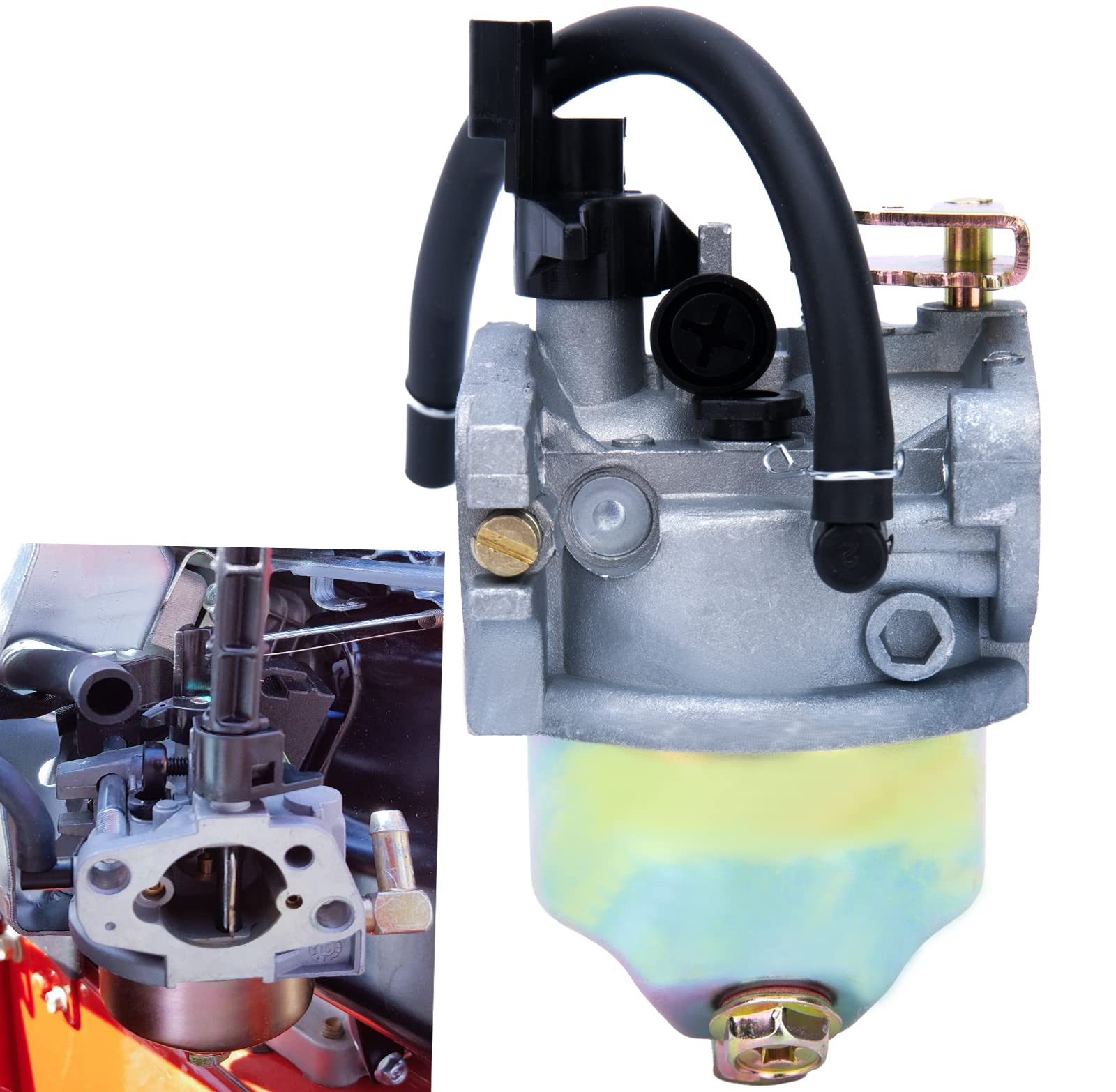 951-12705 Carburetor for MTD CUB Cadet Troy-Bilt 951-12705 951-10974 951-10974A HUAYI 165S 165SA Stens 520-862 MTD Yard Machines 31AM62EE700 31AS62EE731 31AS2N1C701 Cub Cadet 524