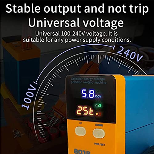 CHUNTIANMEI 801B Battery Spot Welder,Industrial Energy Storage Battery Welding Machine,with Spot Welder Pen,11.6Kw Pulse Spot Welder,Portable Precision Battery Welding Equipment