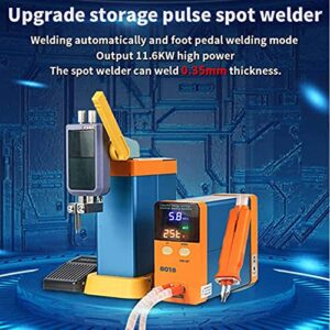 CHUNTIANMEI 801B Battery Spot Welder,Industrial Energy Storage Battery Welding Machine,with Spot Welder Pen,11.6Kw Pulse Spot Welder,Portable Precision Battery Welding Equipment