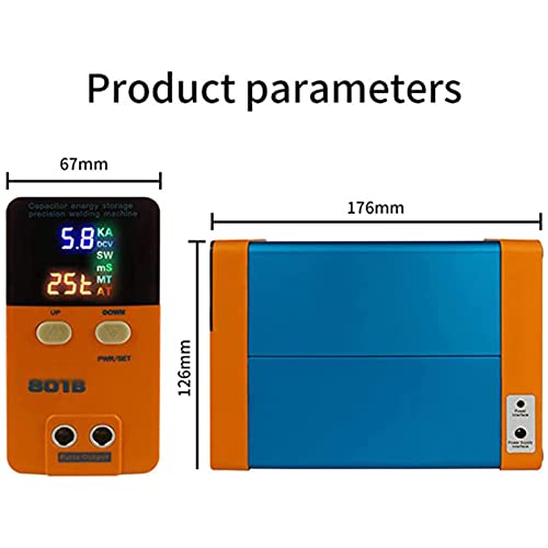 CHUNTIANMEI Battery Welding Machine,11.6 KW Pulse Spot Welder,Battery Spot Welder and Soldering Station Portable Pulse Welding Machine,for Battery Pack 18650 14500 Lithium Batteries