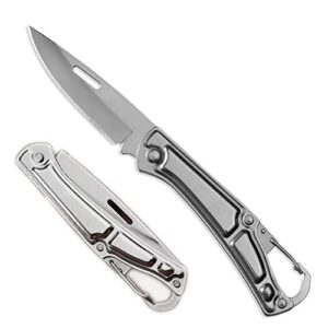 dhdestined fateful mini pocket knife folding knife, with 2.6in sharp steel blade, edc knife for hiking, camping, outdoor