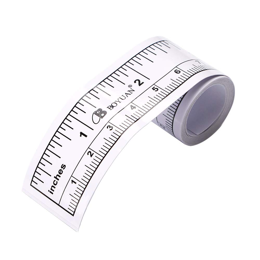 Self Adhesive Measure Tape, Ruler Sticker, Stickers Measure Machine Tape, Workbench Ruler for Work Woodworking, Drafting Table, AMX2Z00Q0PUS