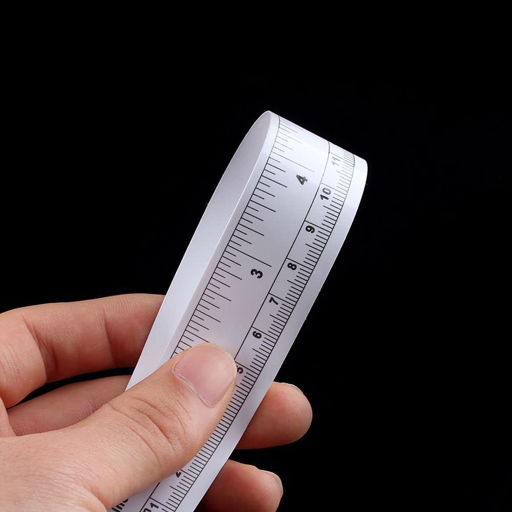 Self Adhesive Measure Tape, Ruler Sticker, Stickers Measure Machine Tape, Workbench Ruler for Work Woodworking, Drafting Table, AMX2Z00Q0PUS