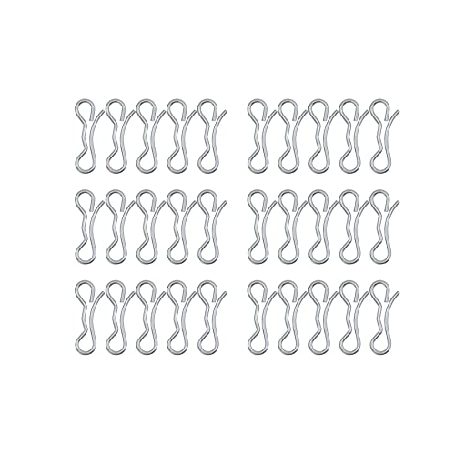 HYYLU (30 Packs) 738-04124 Shear Pins & 714-04040 Cotter Pins, Fits for MTD Craftsman Cub Cadet Troy Bilt SnowBlowers 738-05273 Snow Throwers - 30 Pcs (1/4" x 1-5/8") Snowblower Shear Pins