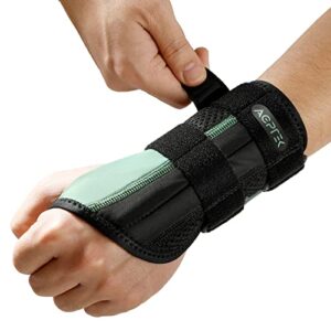 agptek wrist brace, wrist support for carpal tunnel, night sleep wrist splint, hand brace for arthritis, sprains, tendonitis and joint pain, suitable for right hand, s：5.1-7.9in