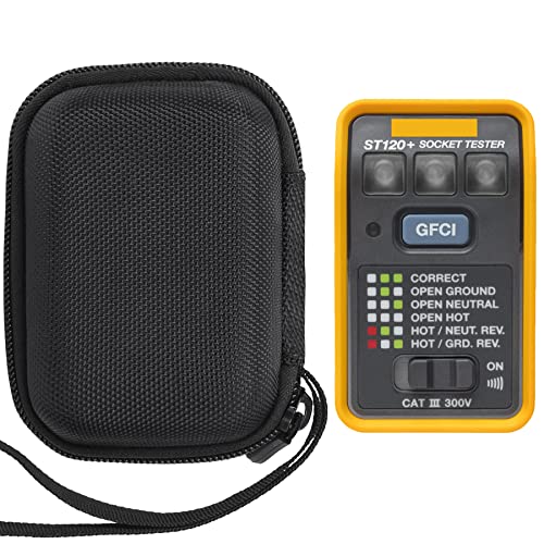 Aenllosi Hard Carrying Case Replacement for Fluke ST120 / ST120+ GFCI Socket Tester