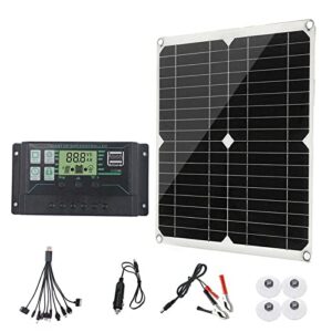 paddsun 200w 12v solar panel battery charger kit monocrystalline pv module for car rv marine boat caravan off grid system with 100a charge controller+extension cable