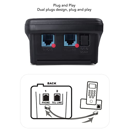 Call Blocker, Caller ID Box Phone Blocker, Call Blocking Device, 2000 Numbers for Landline Phones Answering Machine Home Cordless Phones