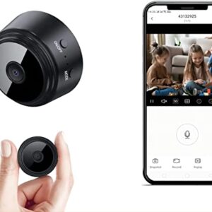 LCYATCE Mini Spy Camera WiFi with Video Recording, Baby Monitor Pet Cam Wireless Hidden Camera Home Security Nanny Cam Real Time Streaming Light Night Vision/Motion Detection