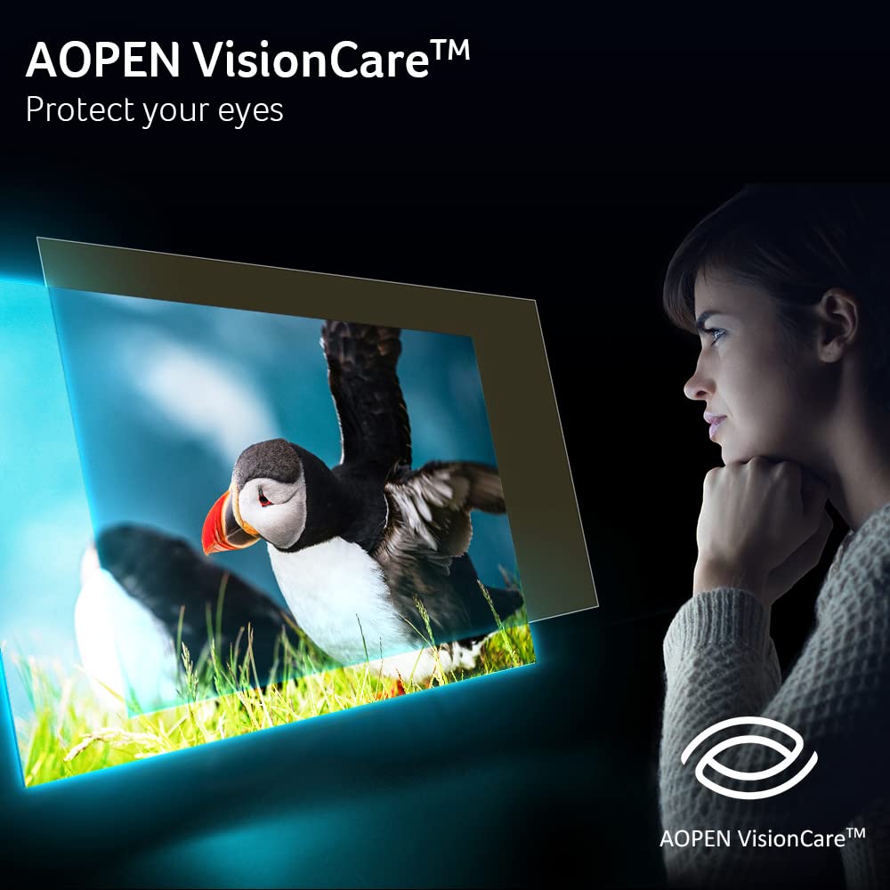 AOPEN 24SA2Y bi 23.8" Full HD (1920 x 1080) VA-Monitor | Ultra-Thin with ZeroFrame | Home or Office | AMD FreeSync | Up to 75Hz | 1ms-TVR | Ports: 1 x HDMI 1.4 & 1 x VGA (HDMI Cable Included)