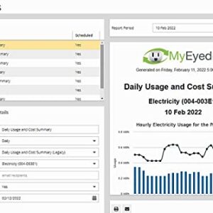 Eyedro Business 3-Phase Solar & Energy Monitor - View Your High Resolution Energy Usage in a Variety of ways via My.Eyedro.com (No Fee) - Energy Costs in Real Time - EYEDRO5-BEW (Ethernet/WIFI)