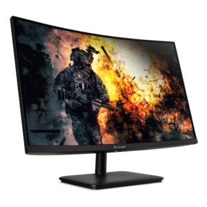 AOPEN 27HC5R Vbiipx 27" Full HD (1920 x 1080) VA 1500R Curved Gaming-Monitor | AMD FreeSync Premium | 165Hz Refresh Rate | 1ms-TVR | HDR 10 Support | Ports: 1 x Display Port 1.4 & 2 x HDMI 2.0, Black