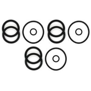 wfcyq backwash slide valve o-ring compatible with 261047 261165 263064 and piston assy 273241 o-ring 2" rebuild repair kit replace 272406 273062 273090 (3pack)
