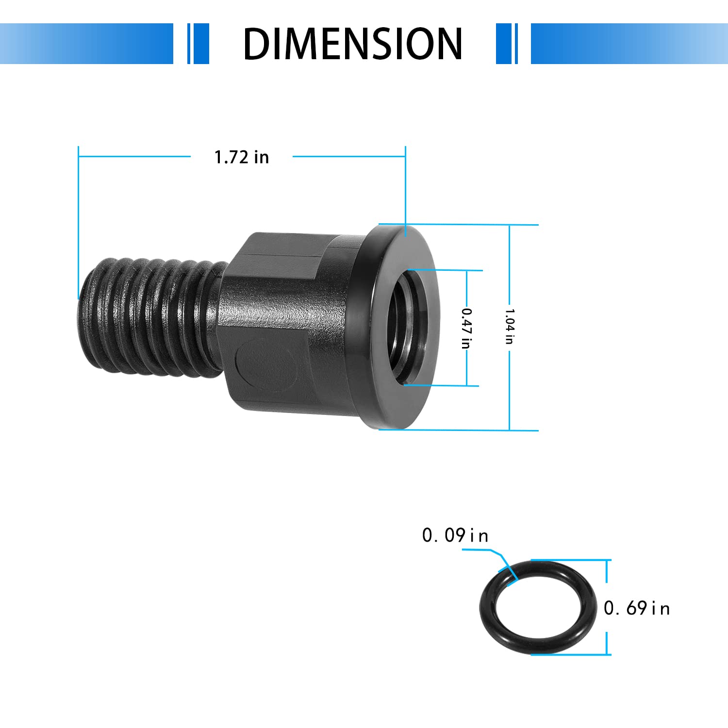 besttruck R0557100 Pressure Gauge & Air Relief Adapter Replacement for Select Zodiac Jandy CS Series Cartridge Filter