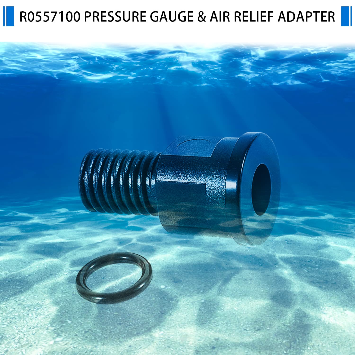 besttruck R0557100 Pressure Gauge & Air Relief Adapter Replacement for Select Zodiac Jandy CS Series Cartridge Filter