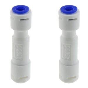 ZZHXSM Flow Restrictor 450 2PCS 1/4Inch 450CC Flow Restrictors with Quick Connect for RO Reverse Osmosis