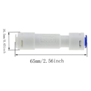 ZZHXSM Flow Restrictor 450 2PCS 1/4Inch 450CC Flow Restrictors with Quick Connect for RO Reverse Osmosis