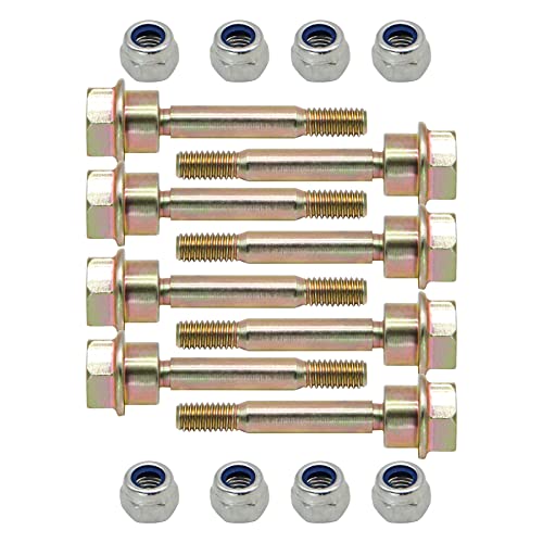 Gpartsden 532192090 Shear Bolt & Nut Set Pack of 8 for Husqvarna 532179828 532187494 532188243 588077501 601001986 AYP 192090 ST2109 ST230 ST261 ST276 188243 (8PCS)