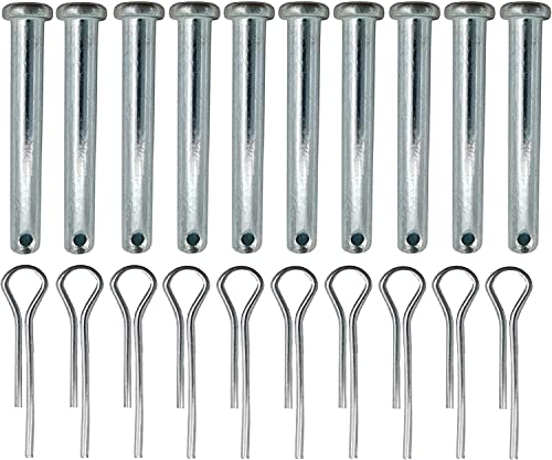 Gpartsden 1687404k Snowblower Shear Pins 1668344SM 1687404 for Snapper / Simplicity 703063 1668344 1686806YP (10 Pack)