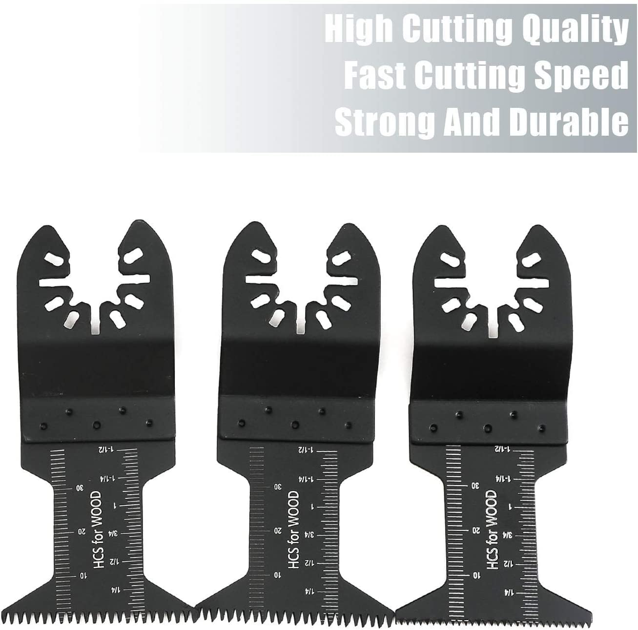 20 PCS Oscillating Saw Blades,Metal Wood Oscillating Multitool Quick Release Saw Blades Compatible with Dewalt Porter Cable Black & Decker Bosch Craftsman Ridgid Ryobi Makita Milwaukee Rockwell