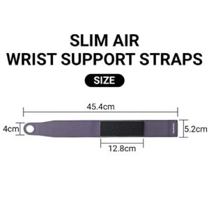 heybody Slim Air Wrist Support Strap (1Pack) | Fitness Daily Carpal Tunnel Arthritis Wrist Pain Relief Injury Prevention | Comfortable Fit | Elastic Material | Breathable Fabric (Orange)