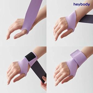 heybody Slim Air Wrist Support Strap (1Pack) | Fitness Daily Carpal Tunnel Arthritis Wrist Pain Relief Injury Prevention | Comfortable Fit | Elastic Material | Breathable Fabric (Orange)