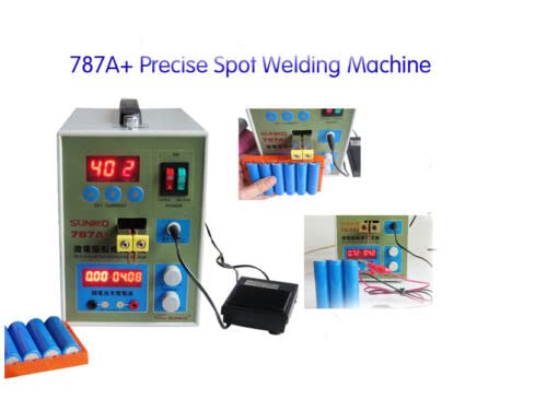 220V Battery Spot Welder Micro-computer Pulse Spot Welding Machine 787A+