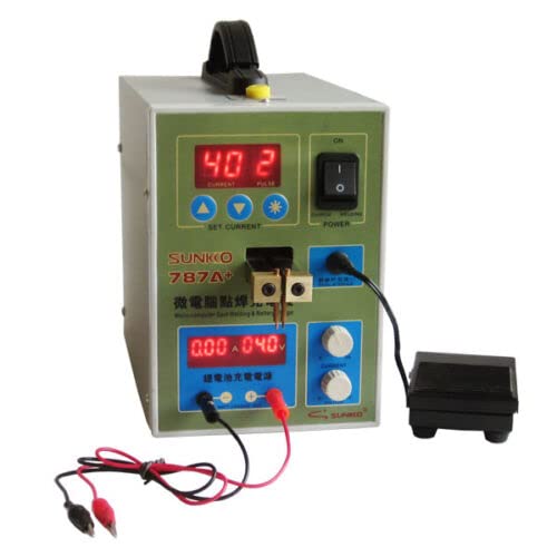 220V Battery Spot Welder Micro-computer Pulse Spot Welding Machine 787A+