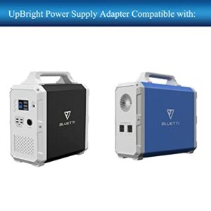 UpBright AC/DC Adapter Compatible with MAXOAK Bluetti Portable Power Station EB120 EB150 1200Wh 1500Wh 1000W Lithium Battery Solar Generator DC16V-60V Power Supply Cord Cable Battery Charger Mains