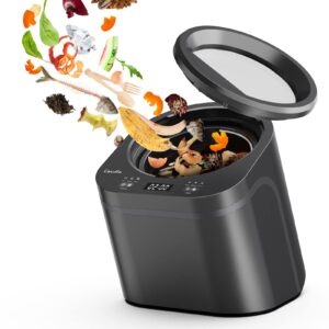 Electric Kitchen Waste Composter | Visual Countertop Compost Bin | Smart Garbage Disposal & Low-temperature Compost Machine 2-in-1 | Compact Indoor Food Waste Cycler for Apartment | Cavdle WasteCycler