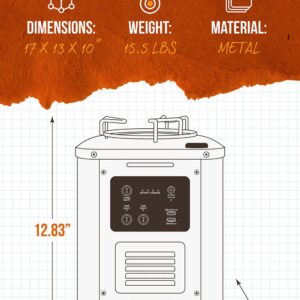 Drifters Portable Thermo-Electric Camp Stove for Wood, Pellet, Charcoal Cooking with Built-In Electricity Generator, 6000 mAH Battery and USB Plugs