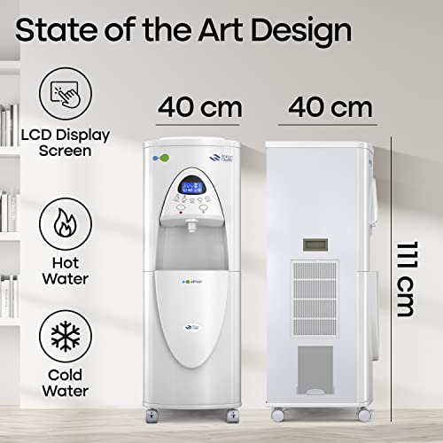 Airiver 5-in-1 Atmospheric Water Generator, Reverse Osmosis and Dehumidifier Filtration Machine in One - 30L/Day - Alkaline, Ionized, Mineralized Water - Home, Preppers and Offgrid- Hot/Cold Dispenser