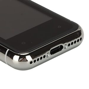 ASHATA Palm Mobile Phone, 4G Fingerprint Unlocked Smartphone with 2.5in Screen, WiFi GPS BT, 2GB RAM 8GB ROM, Mini Android Cellpohone, 1580mAh Battery (White)