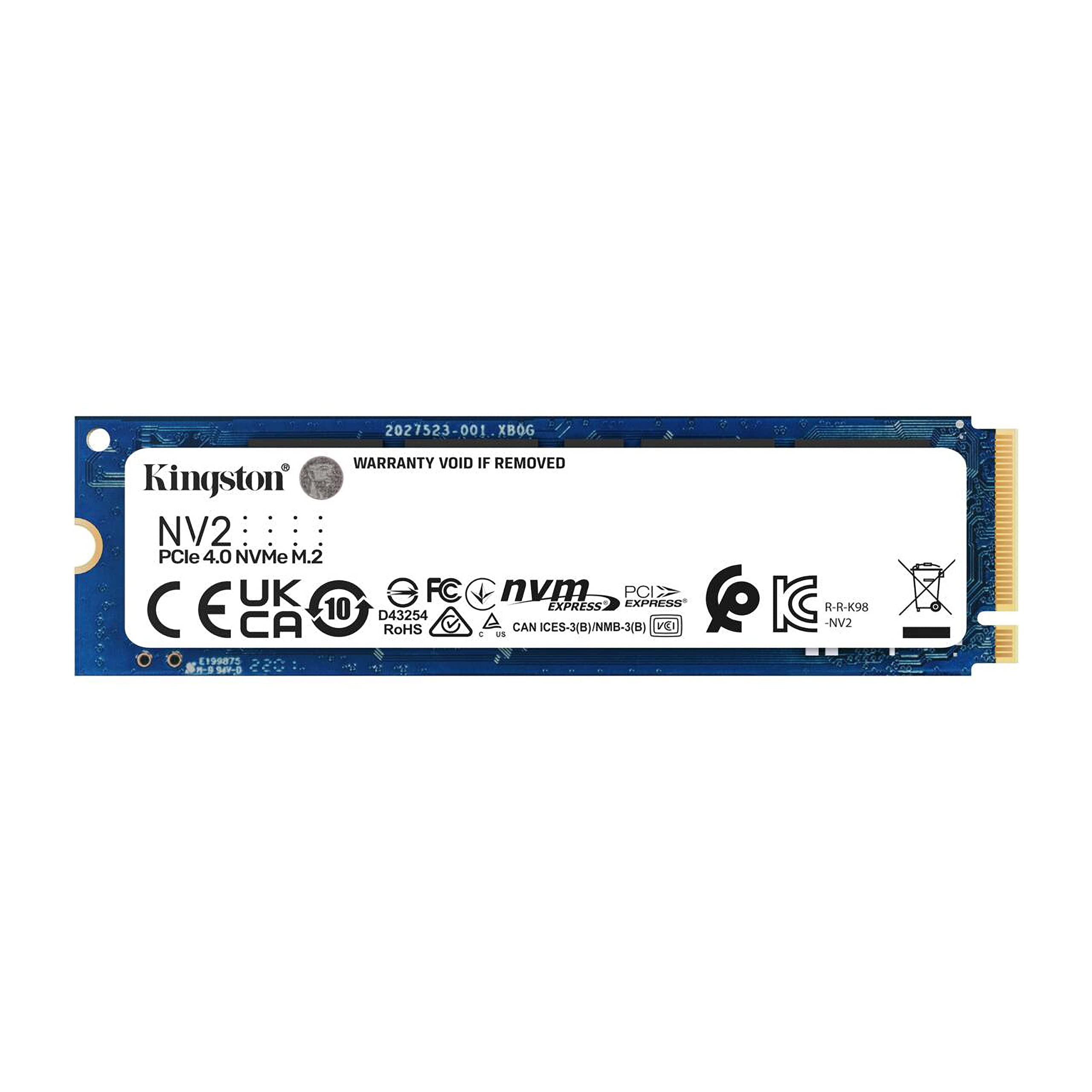 Kingston NV2 2TB M.2 2280 NVMe Internal SSD | PCIe 4.0 Gen 4x4 | Up to 3500 MB/s | SNV2S/2000G