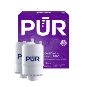 PUR Faucet Mount Water Filtration System Bundle with Replacement Filters (2-Pack)