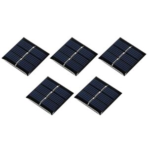 meccanixity mini solar panel cell 1.5v 60ma 0.09w 30mm x 30mm for diy electric power project pack of 10
