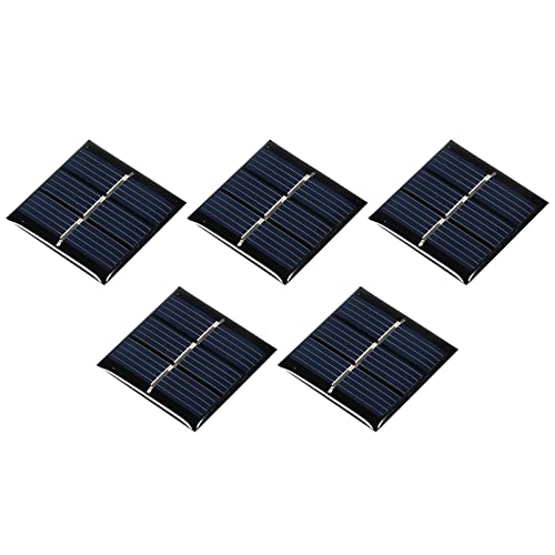 MECCANIXITY Mini Solar Panel Cell 1.5V 60mA 0.09W 30mm x 30mm for DIY Electric Power Project Pack of 10