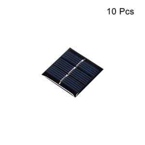 MECCANIXITY Mini Solar Panel Cell 1.5V 60mA 0.09W 30mm x 30mm for DIY Electric Power Project Pack of 10