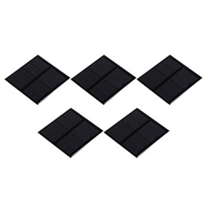 meccanixity mini solar panel cell 2v 150ma 0.3w 60mm x 60mm for diy electric power project pack of 5